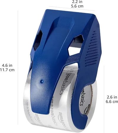 Communicates the exact physical dimensions of the product (2.2 x 4.6 x 2.6 inches) to help shoppers understand its compact size and portability.