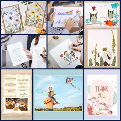 Demonstrates the product's versatility by showing multiple distinct use cases and applications in a visually segmented grid layout, reassuring shoppers that the product can be used for various…