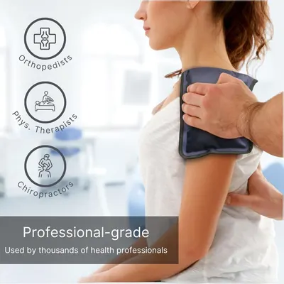 Builds credibility and trust by showing that the product is professional-grade and used by orthopedists, physical therapists, and chiropractors. Communicates that the product is professional-grade…