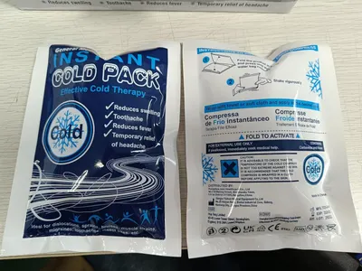 Communicates multiple therapeutic benefits of the instant cold pack to show shoppers its versatility for treating various pain and injury types. Provides clear step-by-step instructions on how to…