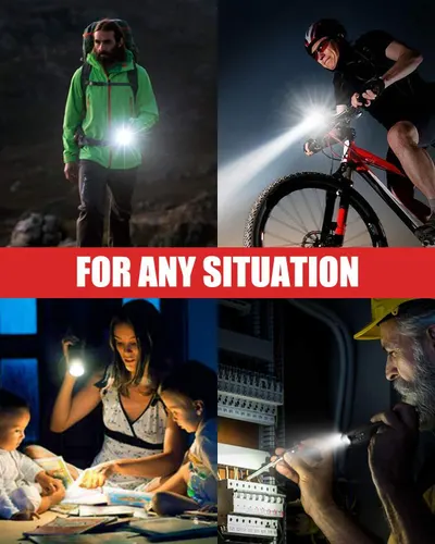 Demonstrates the product's versatility by showing it being used in multiple real-world scenarios including hiking, biking, family activities, and professional work, reassuring shoppers that it works…