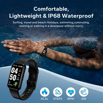 Demonstrates the versatility of the smartwatch across multiple real-world scenarios and activities, reassuring shoppers it can be used in various environments and situations. Highlights multiple…