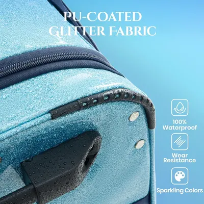 Communicates multiple product benefits in a segmented layout, highlighting the material quality, waterproof protection, durability, and aesthetic appeal to reassure shoppers of the product's…