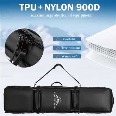Communicates multiple protective features of the product's material construction to reassure shoppers that the case provides maximum equipment protection through breathability, tear-resistance, and…