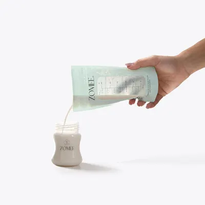 Demonstrates how to refill the product container from the pouch, showing shoppers the simple and convenient refill process. Highlights the refillable nature of the product, communicating convenience…