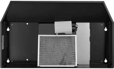 Shows the internal structure and components of the product, revealing the filter system and mounting mechanism to help shoppers understand what's inside and how it's constructed.