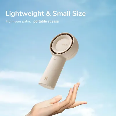 Communicates that the product is lightweight and palm-sized, making it highly portable and convenient for on-the-go use.