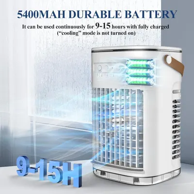 Communicates the product's battery capacity and runtime duration to reassure shoppers about long-lasting performance and portability without frequent recharging. Highlights the extended battery life…