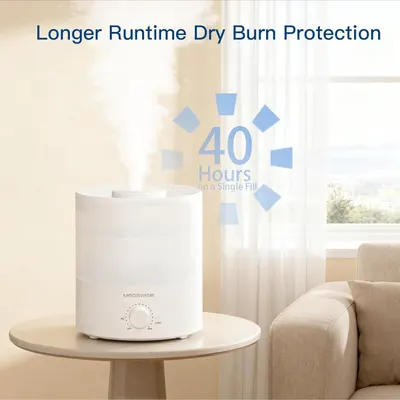 Communicates the exceptional 40-hour runtime on a single fill to reassure shoppers of long-lasting performance and convenience, while also highlighting the safety feature of dry burn protection.…