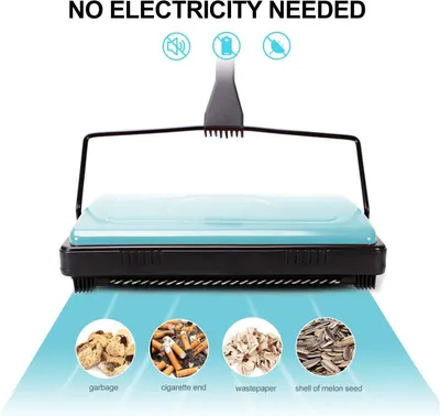 Demonstrates the product's versatility by showing multiple types of waste and debris it can handle, reassuring shoppers it works across various cleaning scenarios. Highlights the key benefit that…