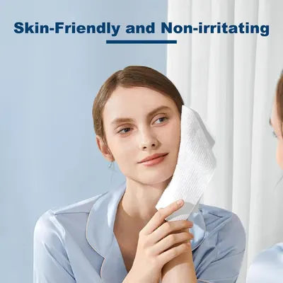 Communicates that the product is gentle and safe for skin contact, reassuring shoppers with sensitive skin concerns.