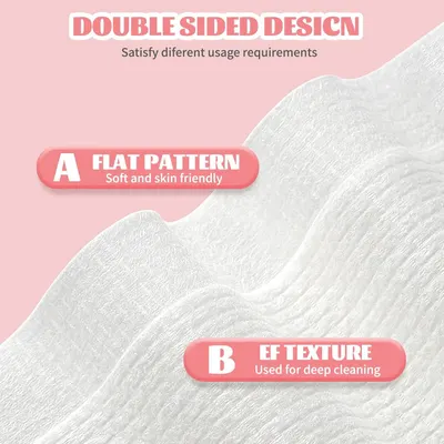 Highlights the product's two distinct sides with different textures and purposes—one soft and skin-friendly, the other for deep cleaning—to show versatility and satisfy different usage requirements.