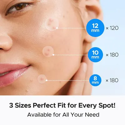 Shows the brand's product lineup with three different size options (12mm, 10mm, 8mm) to help shoppers understand the variety available and choose the right size for their needs.