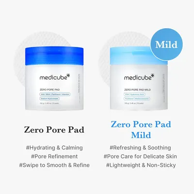 Helps shoppers choose between two variants of the same product line by showing the different formulations and their specific benefits side-by-side.