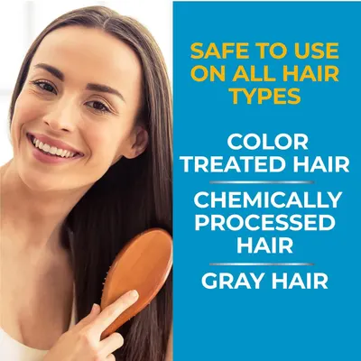 Demonstrates the product's versatility by showing it is safe and effective across multiple hair types and conditions, reassuring shoppers with diverse hair care needs.