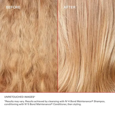 Demonstrates the transformation from frizzy, tangled hair to smooth, sleek hair achieved by using the product, proving its effectiveness for hair care.