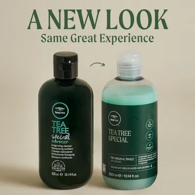 Communicates that the product has updated packaging while maintaining the same trusted formula, reassuring existing customers and modernizing brand perception.