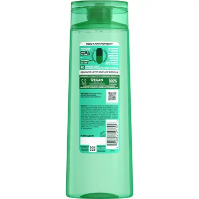Communicates multiple product benefits in a segmented layout, including natural ingredients, performance claims, and sustainability credentials to appeal to health-conscious and eco-aware shoppers.