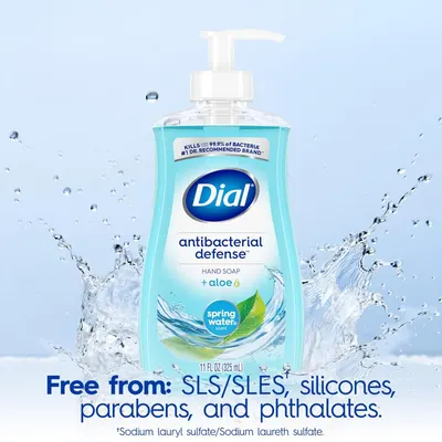 Reassures shoppers that the hand soap is formulated without potentially harmful ingredients, emphasizing safety and gentle formulation for health-conscious consumers. Communicates the key benefit…