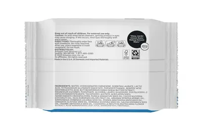 Shows the back of the product packaging with directions, ingredients, and certifications to provide shoppers with detailed product information and transparency.