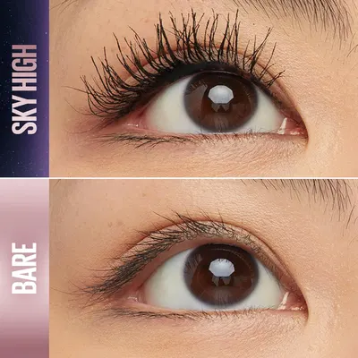 Demonstrates the visible transformation achieved by the product, showing enhanced lash volume, length, and curl to prove effectiveness and results.