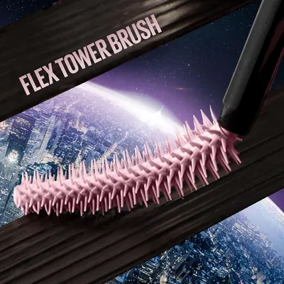 Highlights the physical structure of the flex tower brush bristles to show shoppers the unique design and construction of this cleaning component.