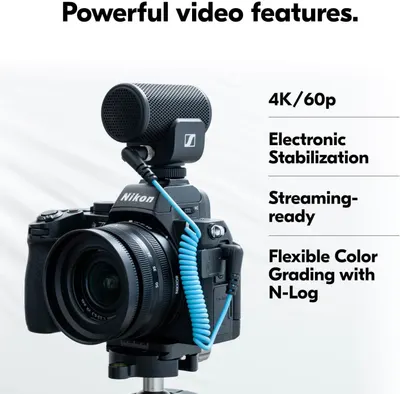 Communicates multiple advanced video capabilities of the camera to appeal to content creators and videographers seeking professional-grade features.