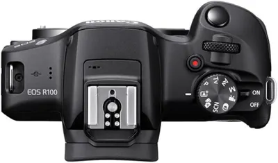 Provides a clean, catalog-style view of the camera's top controls and layout to help shoppers understand the product's physical design and interface.