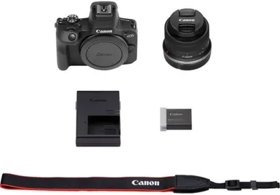 Shows all the items included in the camera kit purchase, helping shoppers understand the complete package they will receive.