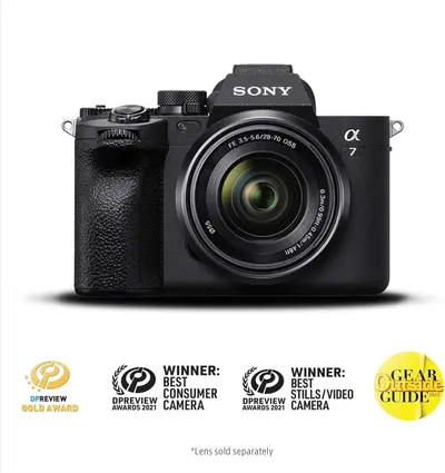 Showcases multiple prestigious industry awards and recognition from DPReview and Gear of the Year to build credibility and trust with shoppers considering this camera.