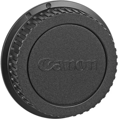 Provides a clean, catalog-style view of the Canon lens cap on a white background with no distractions, allowing shoppers to see the product clearly.