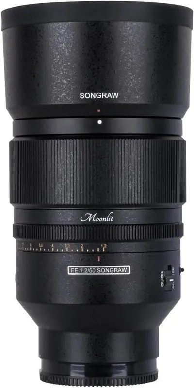 Provides a clean, catalog-style view of the camera lens product on a white background with no text or design elements, allowing shoppers to see the product clearly.