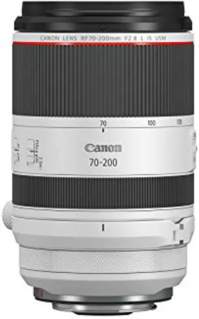 Provides a clean, catalog-style view of the Canon 70-200mm lens on a white background with no text overlays or design elements, allowing shoppers to see the product clearly.