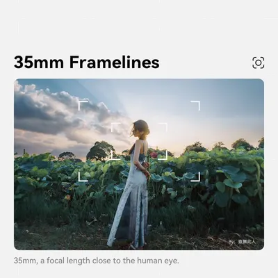 Demonstrates the natural, human-eye perspective achieved with a 35mm focal length to help photographers understand the visual effect and framing capability of this lens specification.