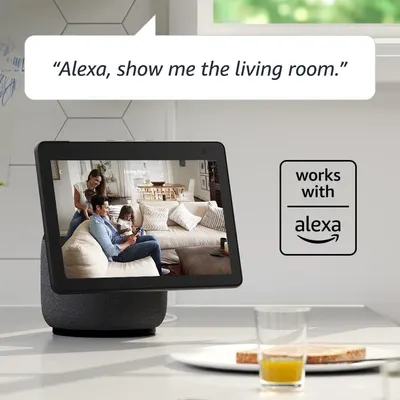 Demonstrates that the product is compatible with Alexa voice control, reassuring shoppers that it integrates seamlessly with their smart home ecosystem. Highlights the product's voice control…