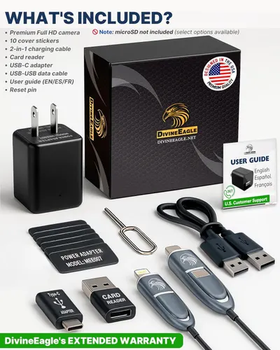 Shows all the items included in the package to help shoppers understand the full value of the bundle and what accessories they will receive with their purchase.