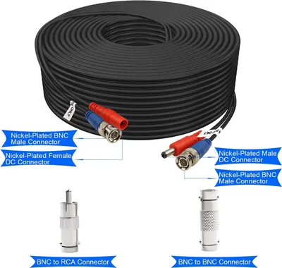 This image breaks down the cable's physical components and connector types, helping shoppers understand the technical specifications and compatibility of each connection point.