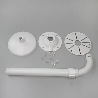 Shows all the parts and hardware included in the package so shoppers understand what they will receive and that assembly is straightforward.