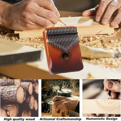 Communicates the product's premium construction through three distinct selling points: quality materials, handcrafted production process, and thoughtful design approach.