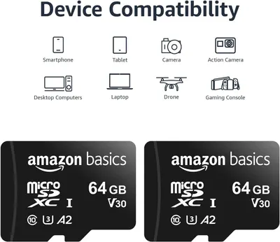 Demonstrates the wide range of devices the product is compatible with, including smartphones, tablets, cameras, action cameras, desktop computers, laptops, drones, and gaming consoles, reassuring…