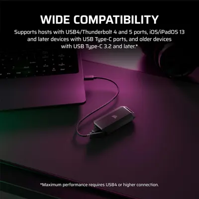 Demonstrates the product's broad compatibility across multiple device types, ports, and operating systems to reassure shoppers it will work with their existing hardware.