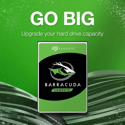 Encourages shoppers to upgrade to a larger hard drive capacity, emphasizing the benefit of increased storage space for their computing needs.