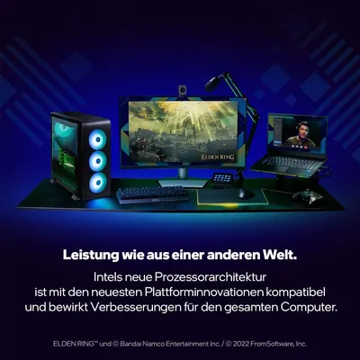 Communicates that Intel's new processor architecture is compatible with the latest platform innovations and delivers improvements for the entire computer system, reassuring shoppers about…