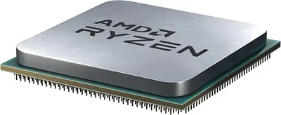 Communicates the brand identity and processor line to shoppers, establishing trust and recognition for AMD Ryzen technology.