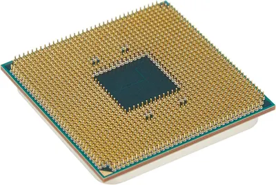 Provides a clear, unobstructed view of the computer processor chip showing its physical construction with gold pins and circuit board, allowing shoppers to see exactly what the product looks like.