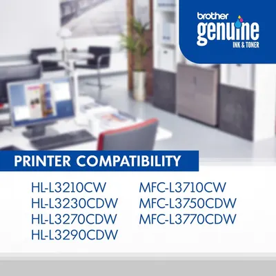 Communicates which Brother printer models are compatible with this genuine ink and toner product, helping shoppers verify fit before purchase.