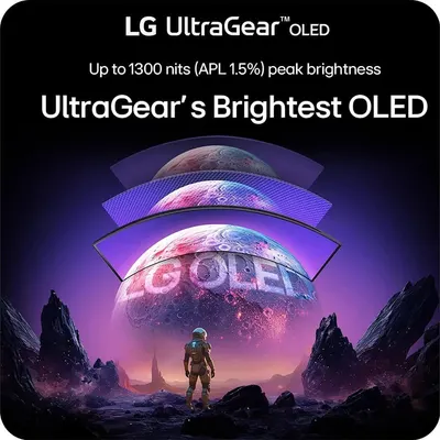 Communicates the display's superior brightness capability with a specific quantifiable metric to demonstrate the product's high-performance OLED technology and visual quality. Highlights the key…