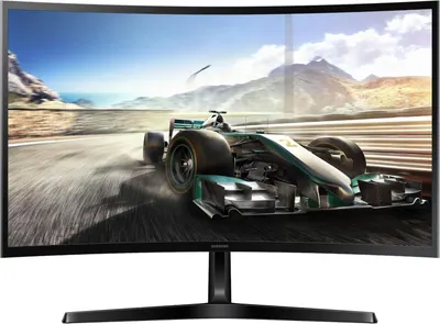 Showcases the monitor displaying high-quality, immersive gaming content to demonstrate its visual performance and appeal to gaming enthusiasts.