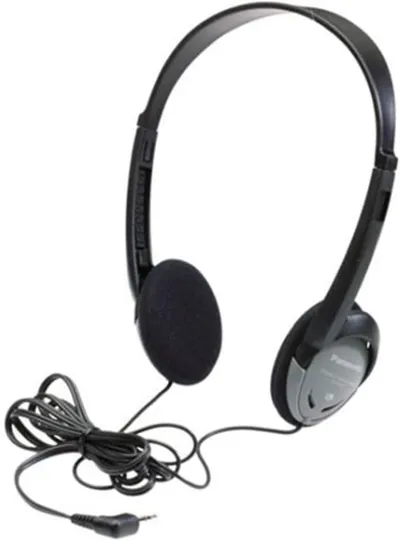 Provides a clean, catalog-style view of the headphones showing the product design, form factor, and included cable without distractions.