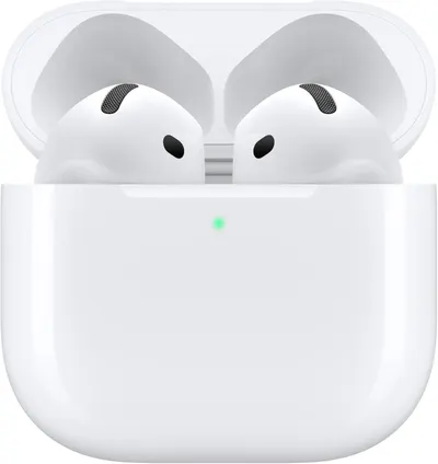 Displays the wireless earbuds in their charging case on a clean white background to show the product clearly without distractions.